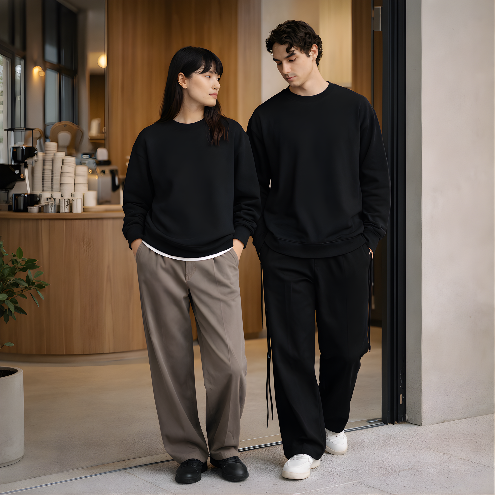 Shadow Black Crewneck