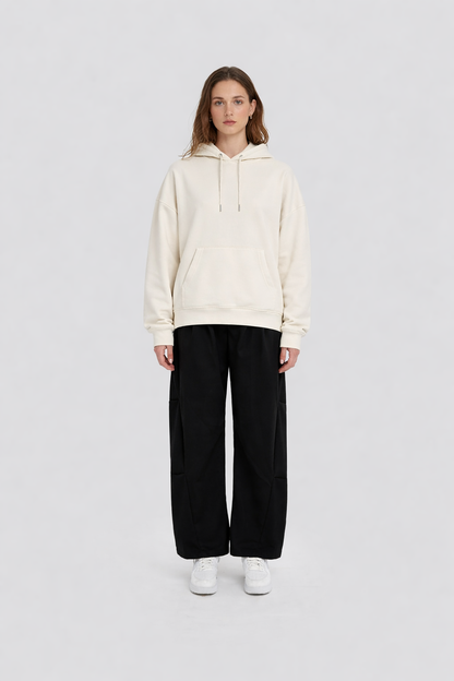 Ivory Cream Hoodie