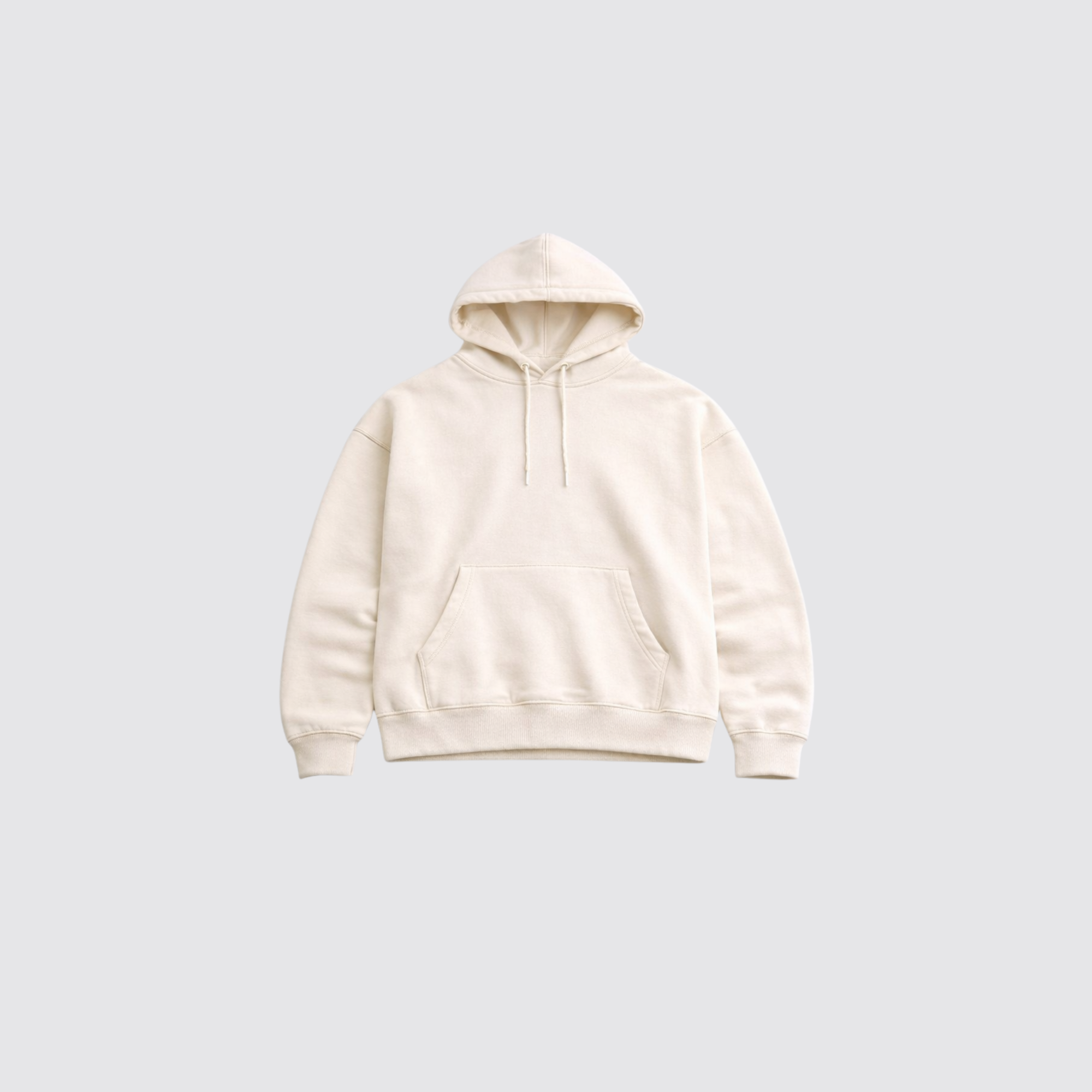 Ivory Cream Hoodie