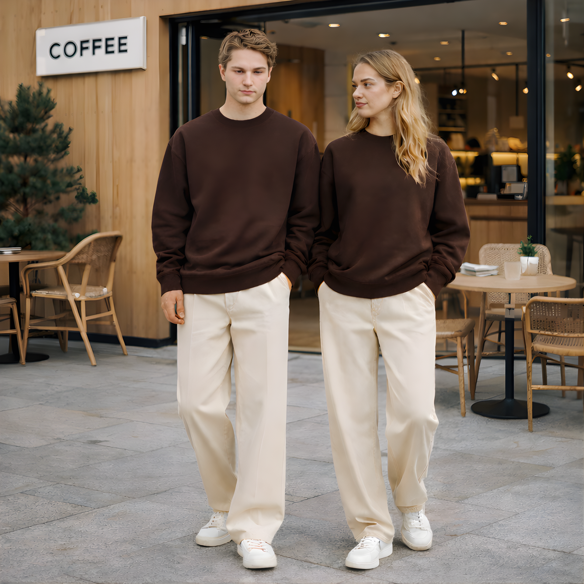 Cedar Brown Crewneck